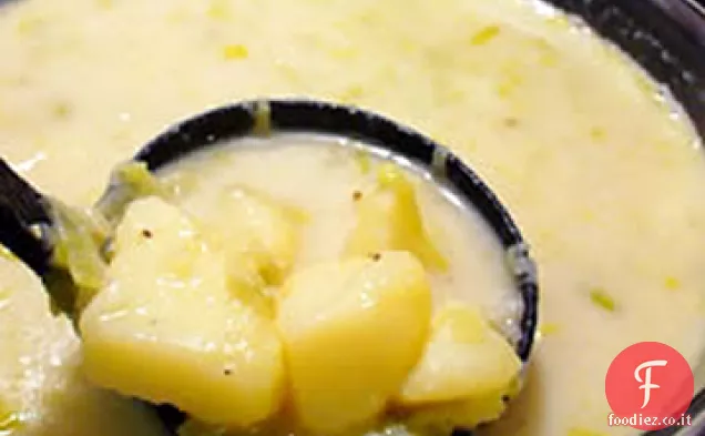 Vera zuppa di porri di patate