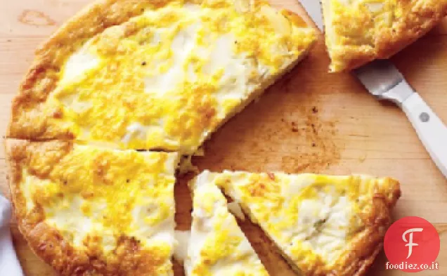 Frittata di porro di patate