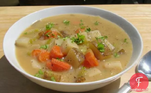 Purresuppe-Zuppa di porri