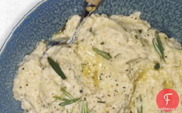 Yukon Oro e purea di finocchio con burro di Rosmarino