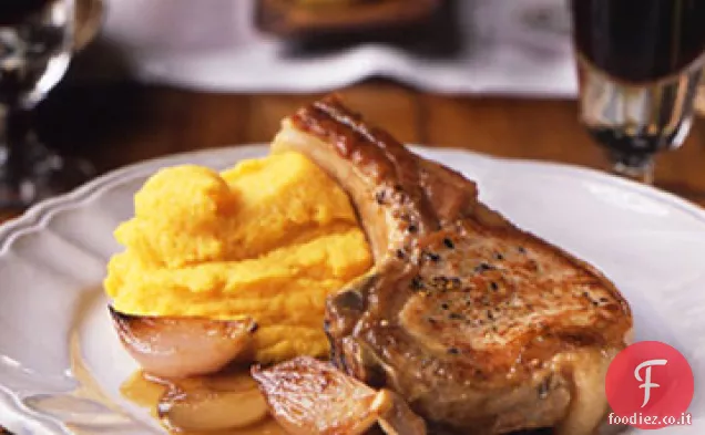 Braciole di maiale arrosto con Jus sidro duro