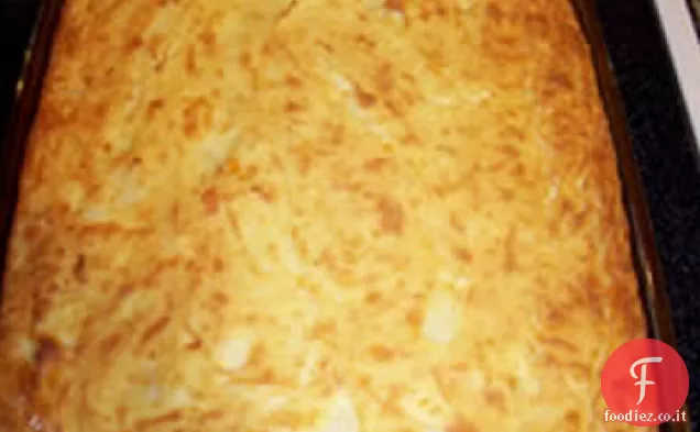 Kartoshnik con formaggio e cipolle