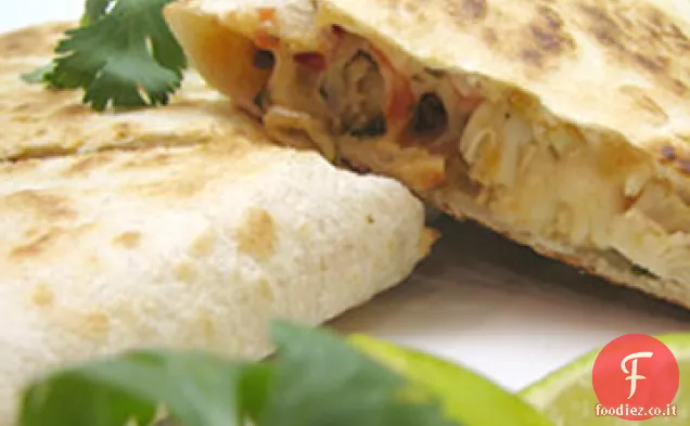 Quesadillas di pollo alla griglia