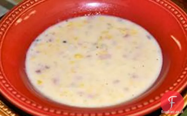 Zuppa di mais a cottura lenta