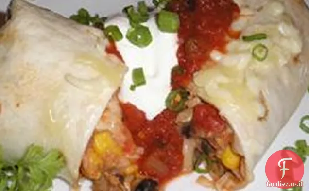 Burritos di bistecca di maiale