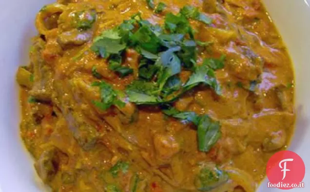 Manzo al curry e cipolle