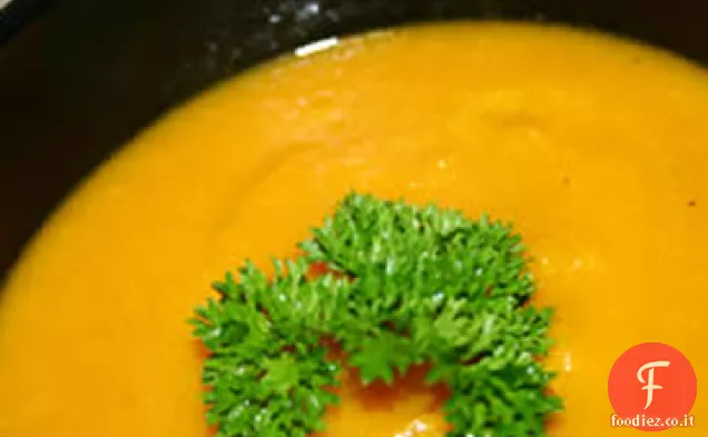Zuppa di carote al curry