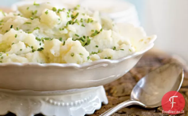 Purè di patate al formaggio di capra