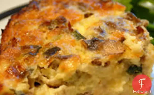 Casseruola di uova di salsiccia