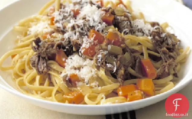 Linguine con Manzo e Cipolle