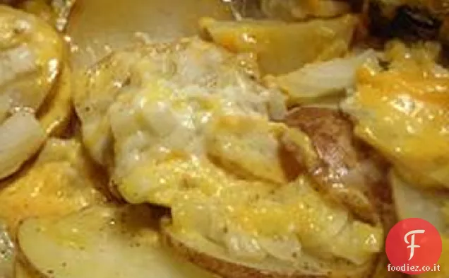 Patate da campo di formaggio