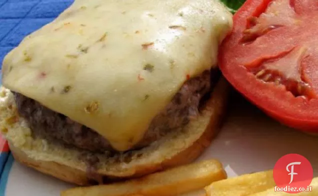 Così semplice cipolla hamburger alla griglia