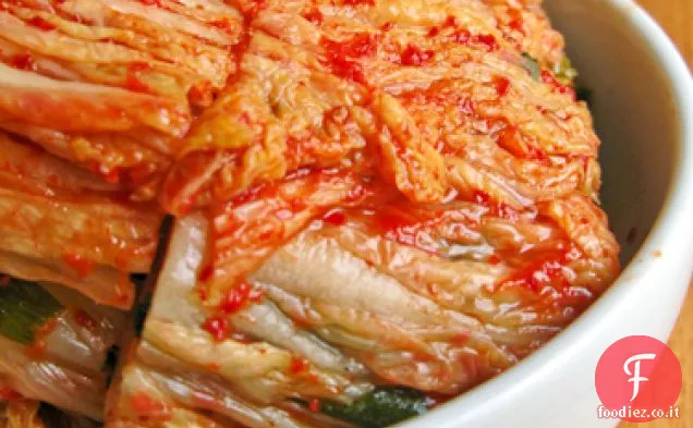 Kimchi (tradizionale piccante Napa cavolo sottaceto)