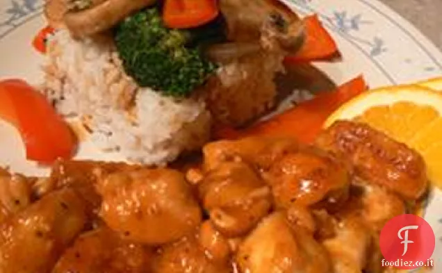 Pollo al mandarino