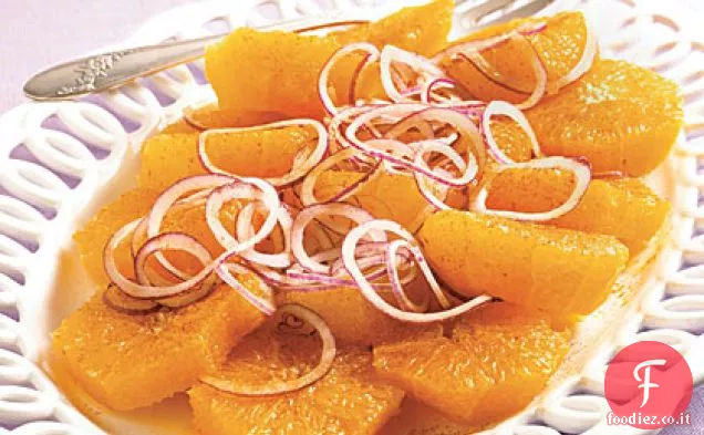 Insalata di cipolle arancioni e rosse