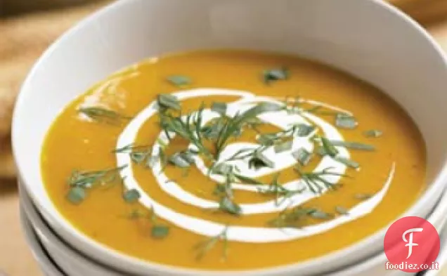 Zuppa di carote Gingered