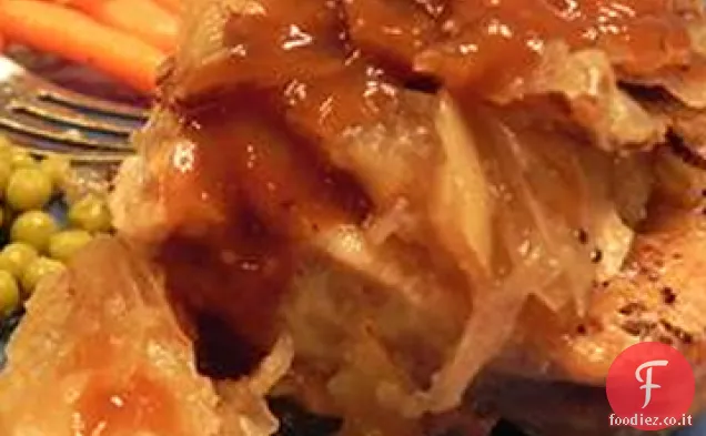 Braciole di maiale con patate smerlate