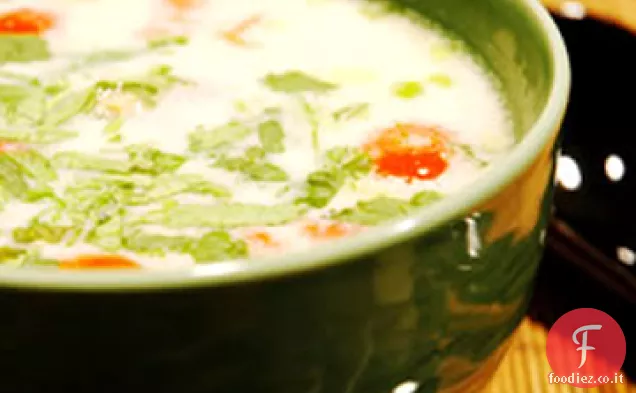 Tom Ka Gai (zuppa di pollo al cocco)