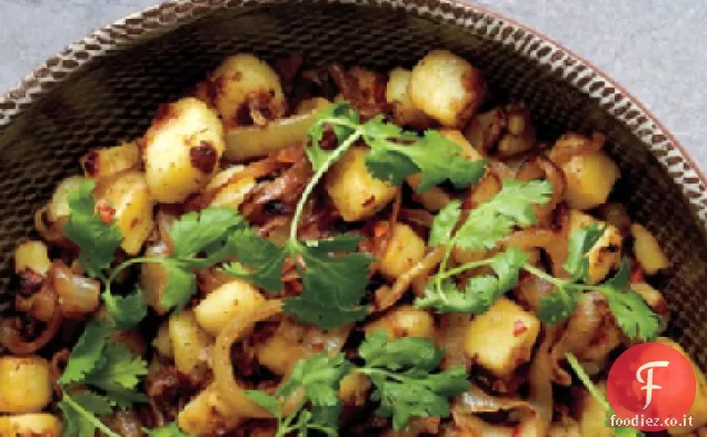 Patate e cipolle speziate