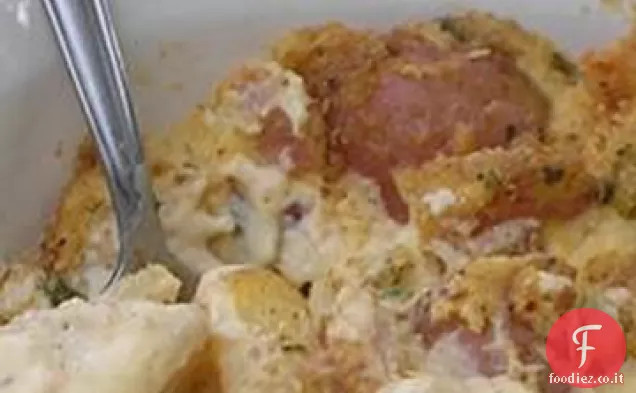 Patate celesti e prosciutto