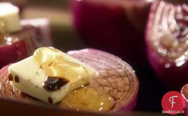 Cipolle Rosse Arrostite con Balsamico e Miele