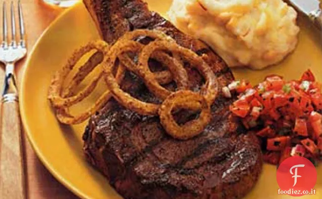 Anelli di cipolla peperoncino rosso