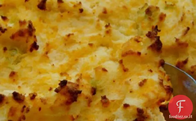 Casseruola di patate a cipolla verde