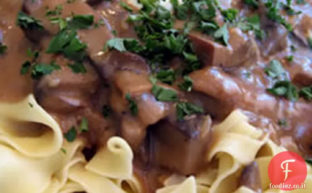 Fungo di Portobello alla Stroganoff
