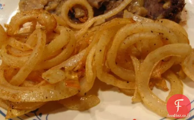 Filetto di manzo e cipolle