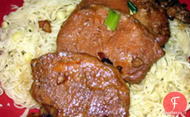 Braciole di maiale al miele