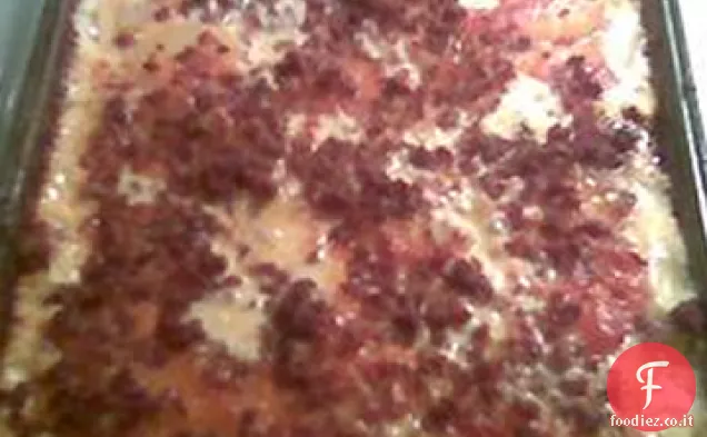 La famosa casseruola di hamburger di patate di Jeannie