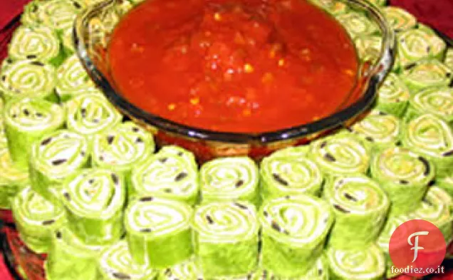 Rollup di crema di formaggio messicano