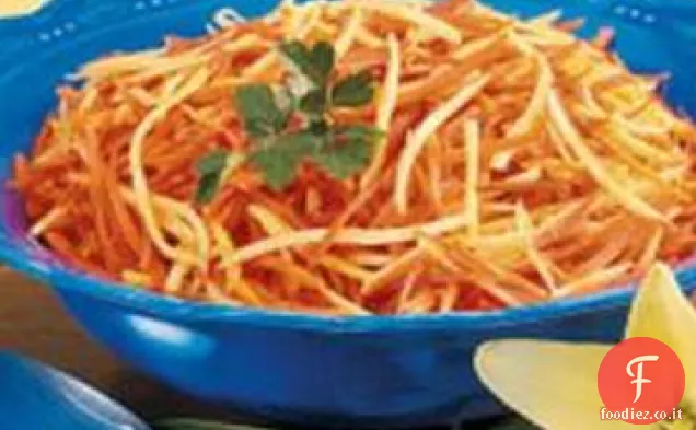 Pastinaca di carota Saltata in padella