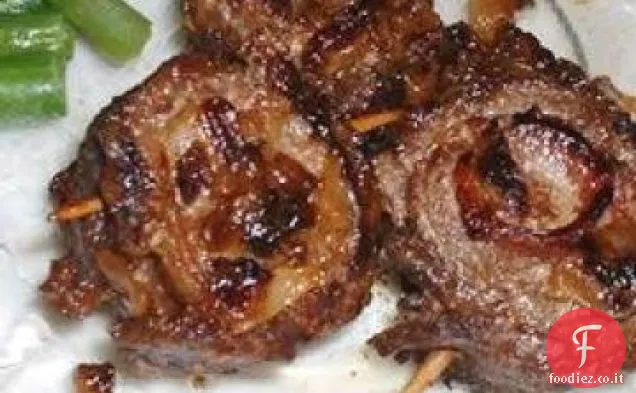 Rotoli di pancetta di manzo
