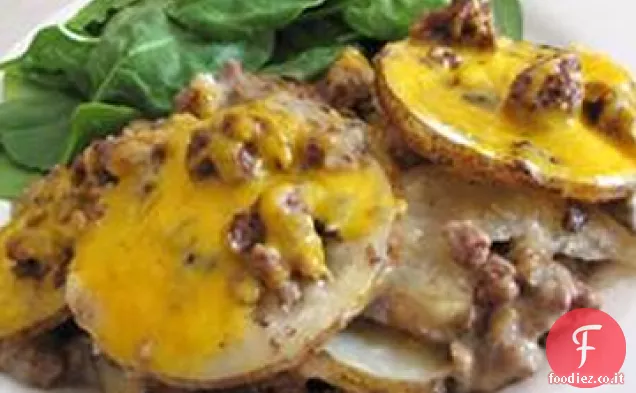 Casseruola di patate hamburger