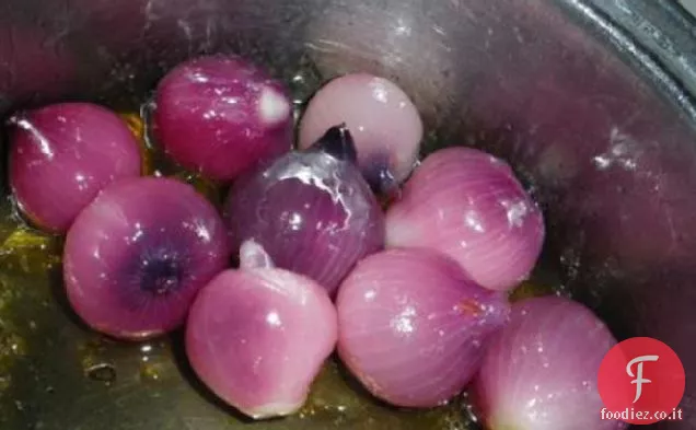 Cipolle perlate glassate