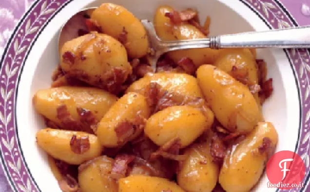 Patate con pancetta e cipolla