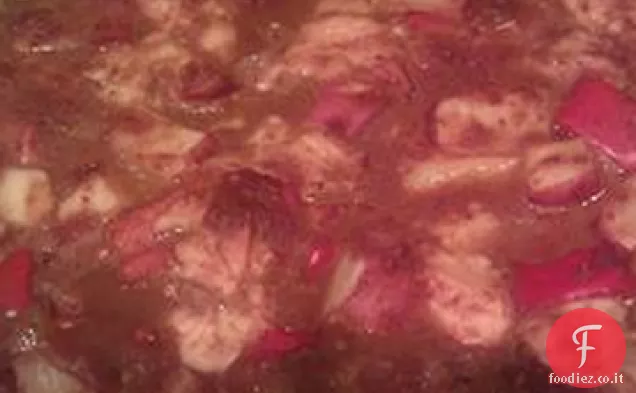 Pollo al curry-Fragola