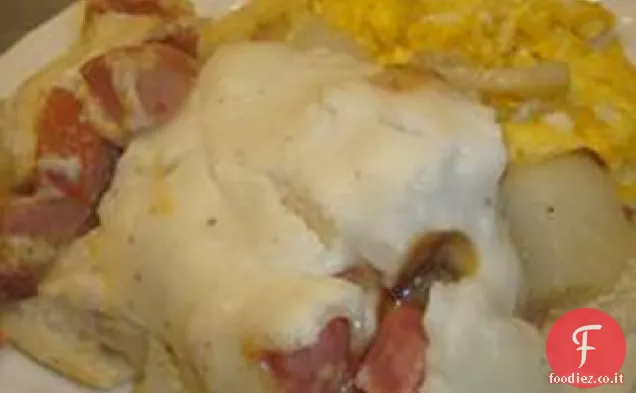 Medley di patate con salsiccia
