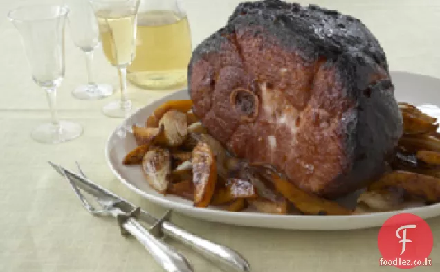 Prosciutto affumicato al forno con Mango