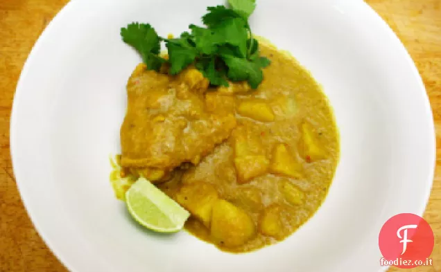 Cena stasera: pollo, citronella e curry di patate (Ca-Ri Ga)