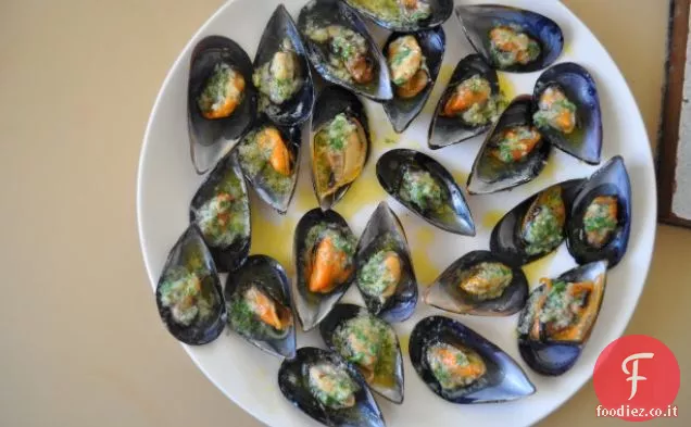 Cozze in Burro all'aglio