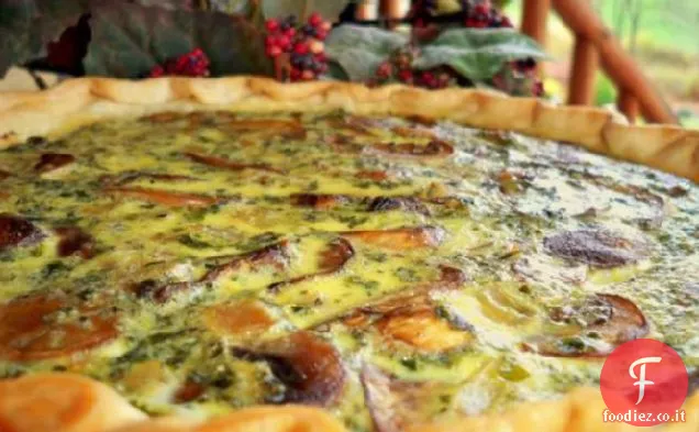 Quiche ai funghi di Barbara Bush