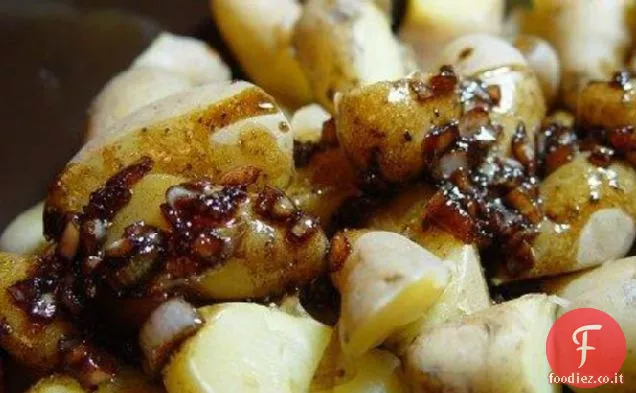 Patate Novelle con Burro Balsamico e Scalogno
