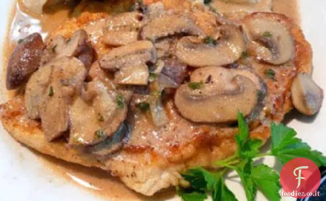 Marsala di pollo cremoso