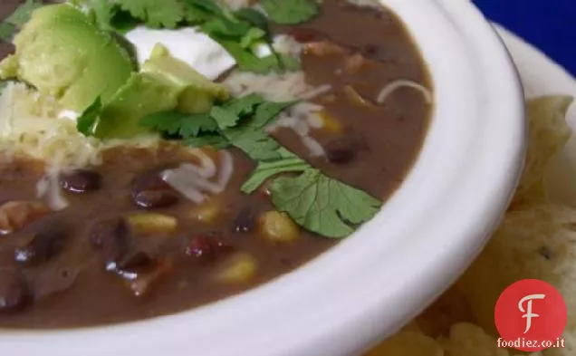 Cuore e anima Zuppa di fagioli neri