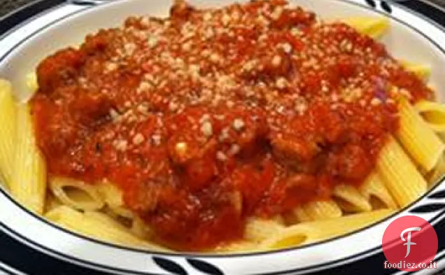 Brasato lento di manzo e salsa di pomodorini