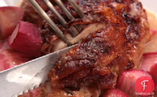 Rabarbaro-Brasato Cosce di pollo Ricetta