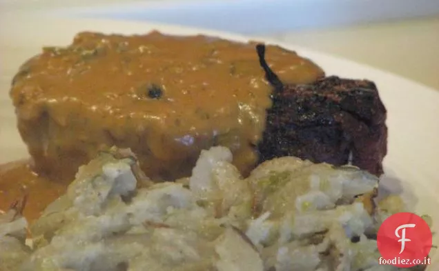 Mignon di filetto con salsa di crema di cognac