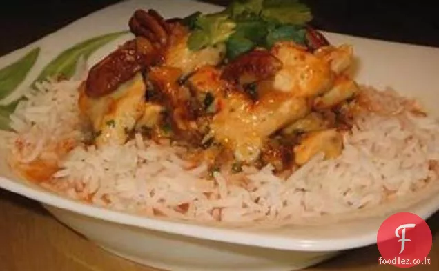 Petto di pollo saltato con miele di trifoglio e peperoncino